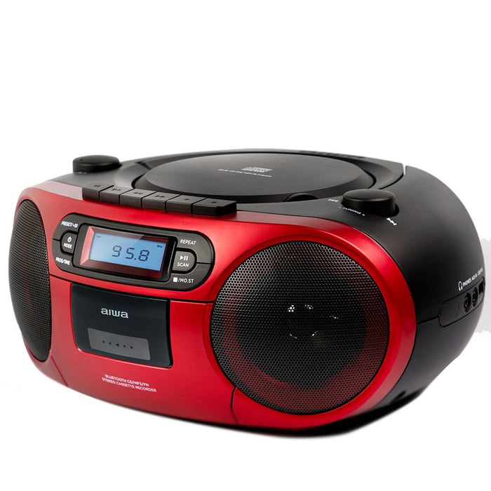 EAN 8435256897210 - Aiwa BBTC-550RD Negro, Rojo Reproductor de CD portátil imagen 3