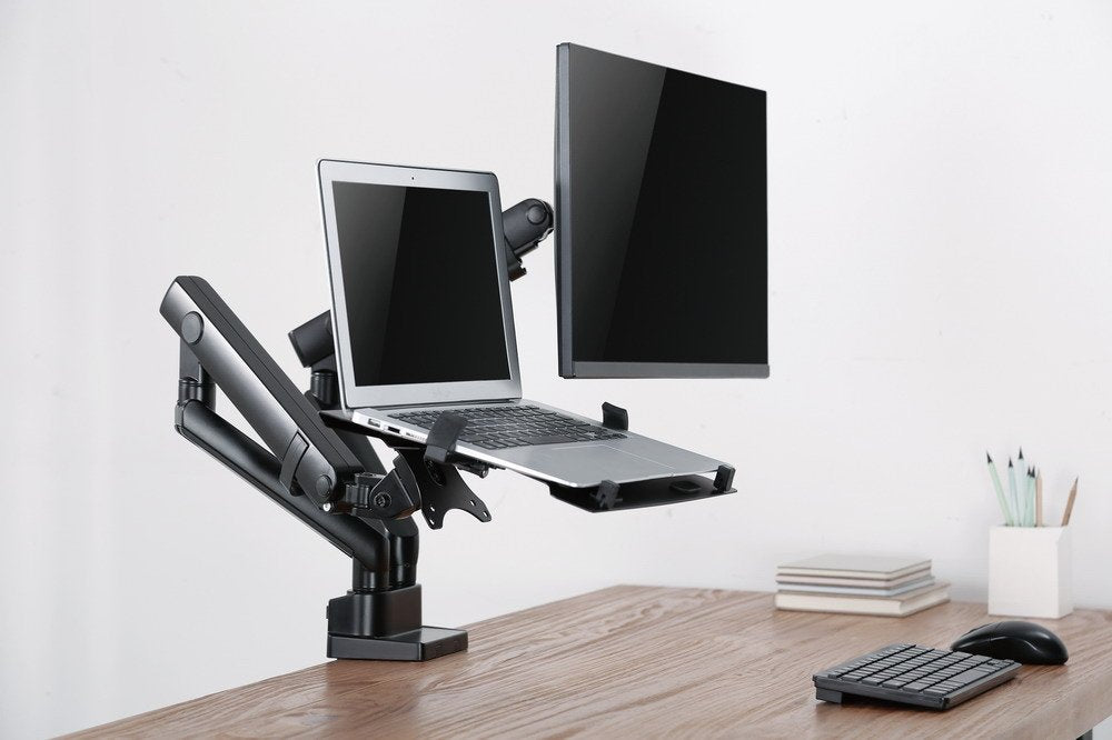 EAN 8716309127653 - Gembird MA-DA3-02 soporte para monitor 81,3 cm (32") Escritorio Negro imagen 7