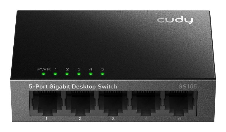 EAN 6971690790431 - Cudy GS105 switch Gigabit Ethernet (10/100/1000) Negro imagen 1