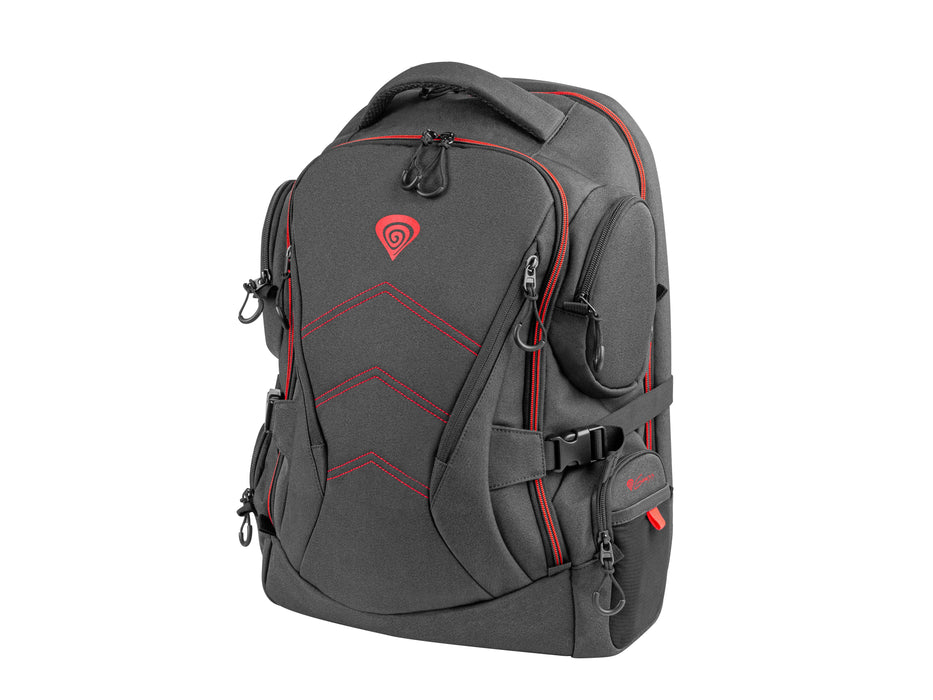 EAN 5901969426618 - GENESIS Pallad 550 43,9 cm (17.3") Mochila Negro, Rojo imagen 3