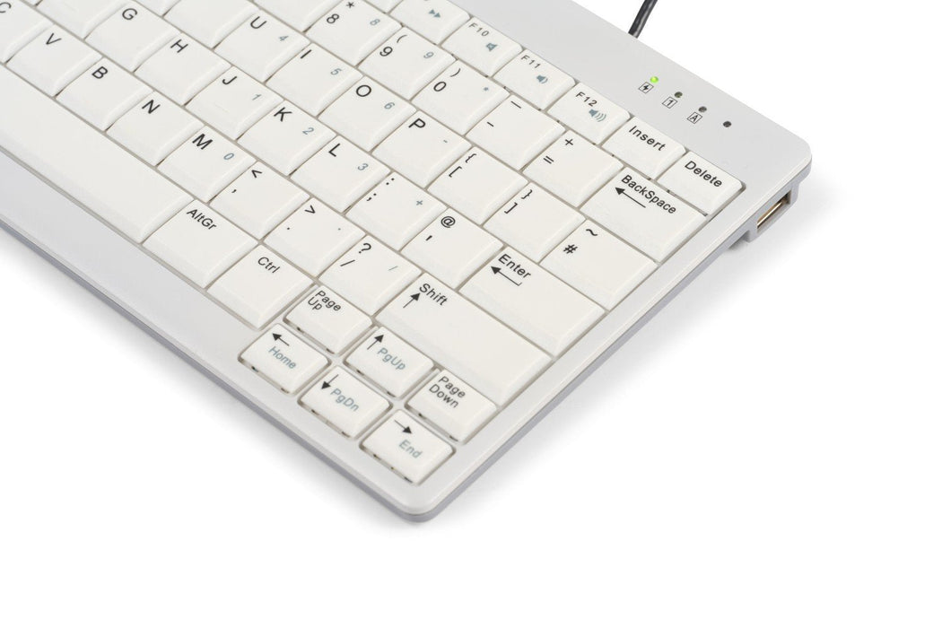 Bakkerelkhuizen Ultraboard 950 V2 Teclado Oficina Usb Qwerty Inglés Del Reino Unido Gris Oscuro, Gris Claro
