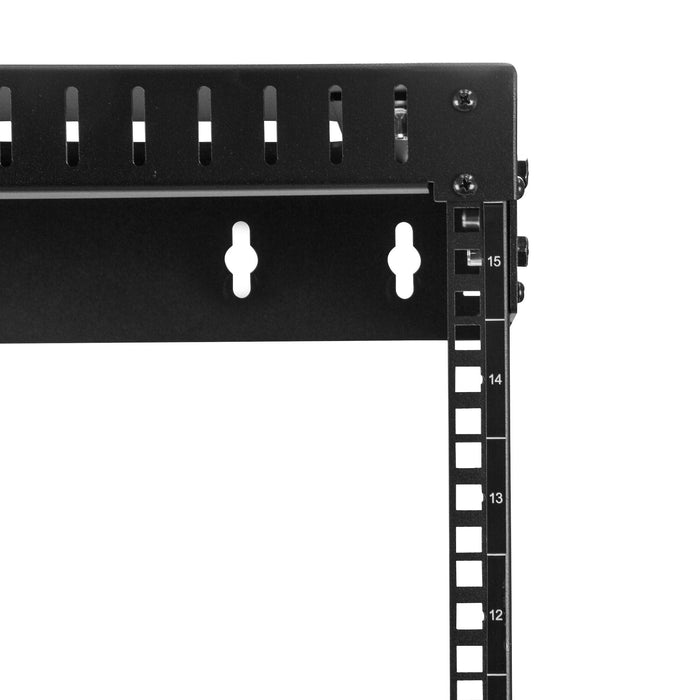Startech.Com Armario Rack De Servidores De Marco Abierto 15u Para Montaje En Pared - Profundidad Ajustable De 12 A 20" De Profundidad