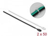 EAN 4043619195060 - DeLOCK 19506 presilla Brida de bolas Poliamida Negro, Blanco 100 pieza(s) imagen 1