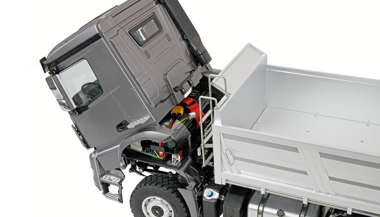 Amewi Mercedes Arocs Muldenkipper 6x6 1:14 Rtr Anthrazit 14+