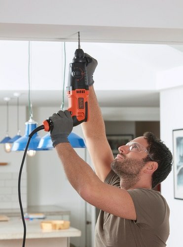 EAN 5035048730454 - Black & Decker BEHS01K-QS taladro 1600 RPM SDS Plus Negro, Naranja imagen 13