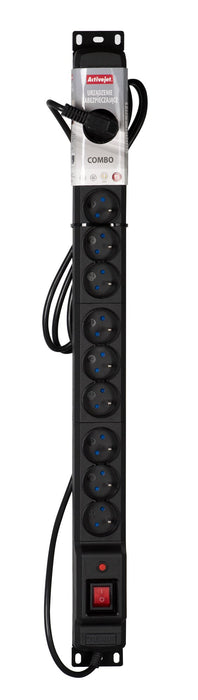 EAN 5901443111382 - Activejet COMBO/12GN/1,5M/CZ base múltiple 12 salidas AC Interior imagen 4