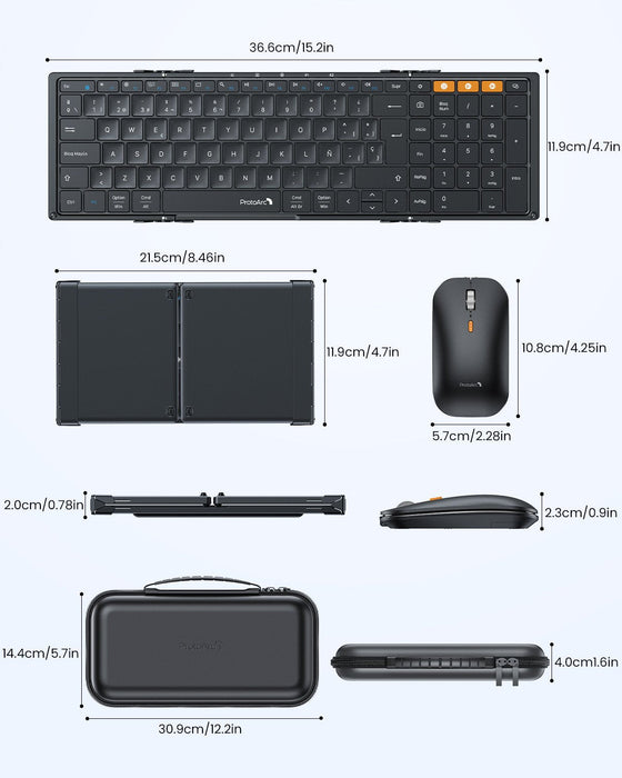 Tec. Protoarc Bluetooth Mini Numer.+Rat¢N Plegable