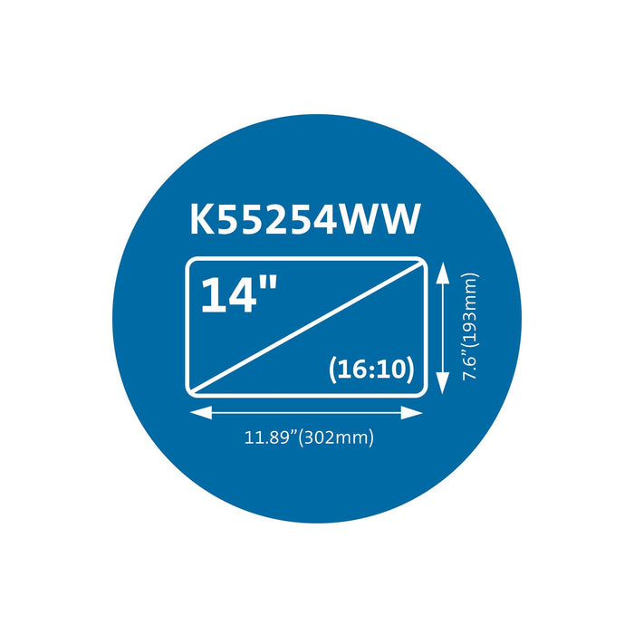 EAN 0085896552543 - Kensington K55254WW filtro para monitor 35,6 cm (14") Portátil imagen 6