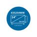 EAN 0085896552543 - Kensington K55254WW filtro para monitor 35,6 cm (14") Portátil imagen 6