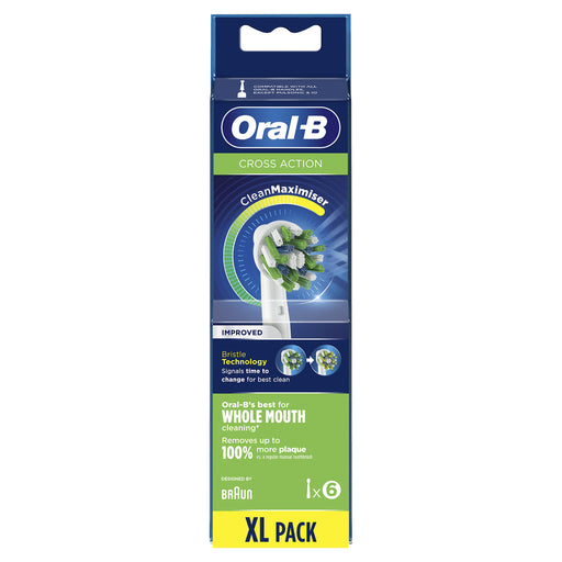 EAN 4210201321477 - Oral-B CrossAction 80339345 cepillo de cabello 6 pieza(s) Azul, Verde, Blanco imagen 2