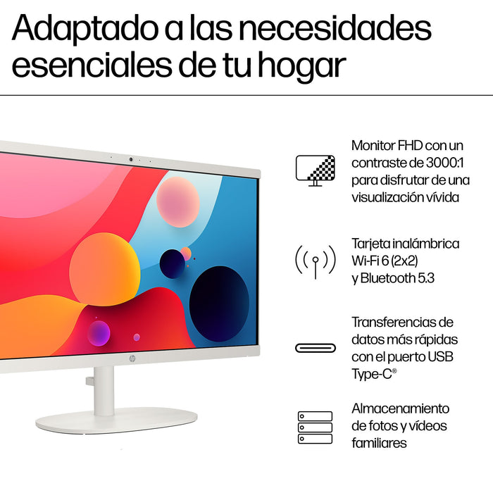 EAN 0198122953929 - HP 22-dg0025ns Intel® N N100 54,5 cm (21.4") 1920 x 1080 Pixeles PC todo en uno 8 GB DDR5-SDRAM 256 GB SS imagen 8