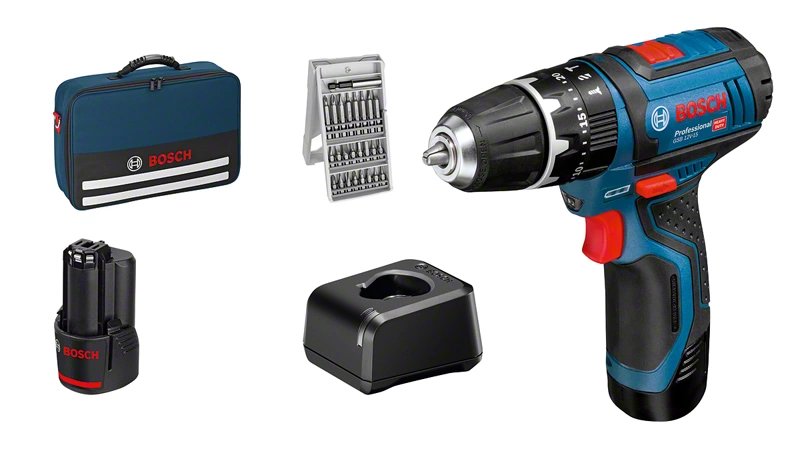 EAN 4059952563923 - Bosch GSB 12V-15 1300 RPM Negro, Azul imagen 1