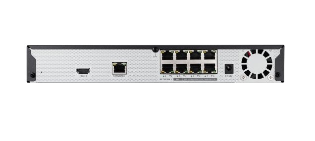 EAN 8801089210197 - Hanwha QRN-830S Grabadore de vídeo en red (NVR) Negro imagen 4