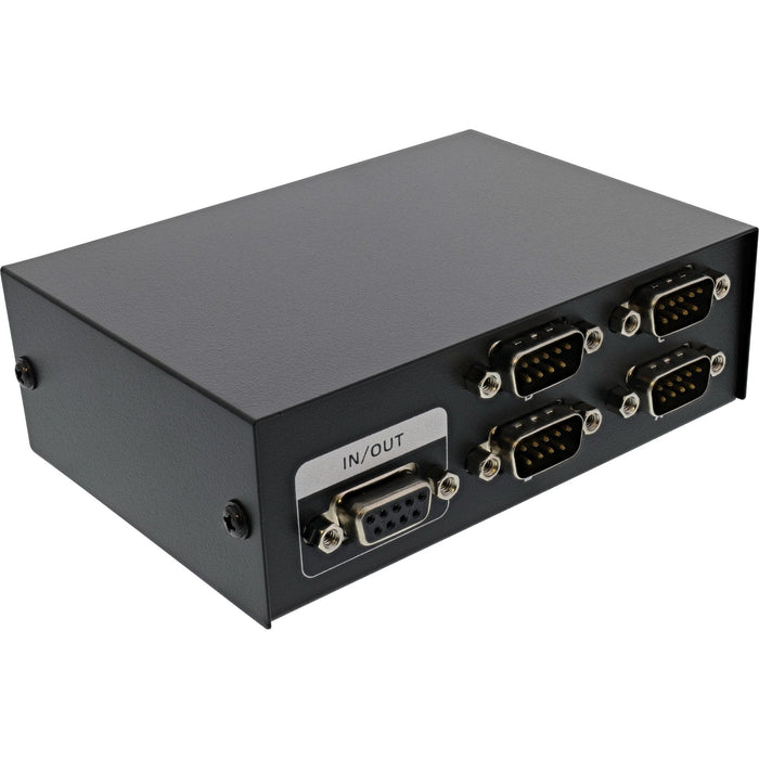 Switch Serie Inline Manual De 4 Puertos, Rs232, Sub-D De 9 Pines