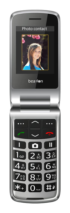 EAN 9120124823567 - Beafon SL605 6,1 cm (2.4") 86 g Negro Teléfono para personas mayores imagen 5