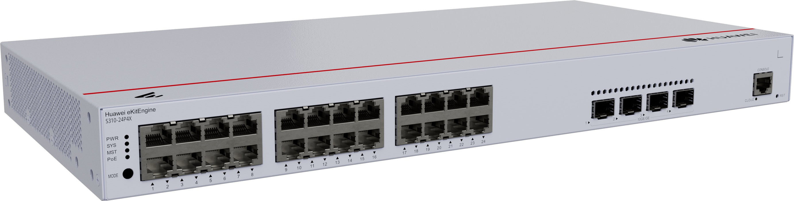 EAN 6901443450145 - HUAWEI eKit S310 Series S310-24P4X Gestionado L2+ Gigabit Ethernet (10/100/1000) Energía sobre Ethernet ( imagen 3