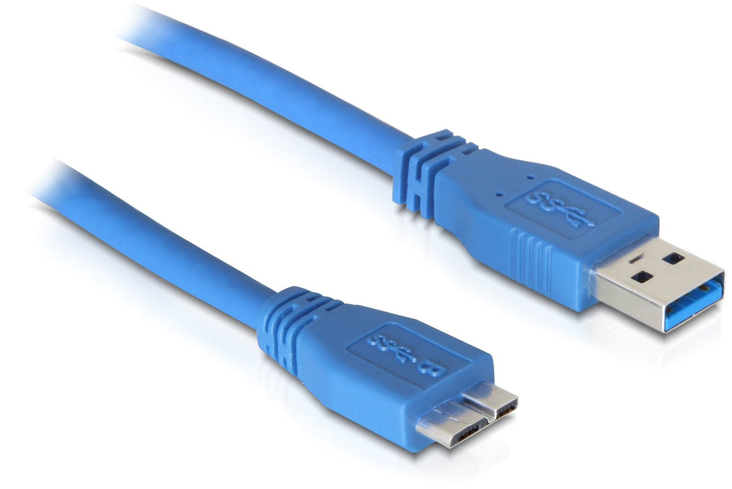 Delock Usb 5 Gbps Cable Typ-A Stecker Zu Typ Micro-B Stecker 5 M Blau