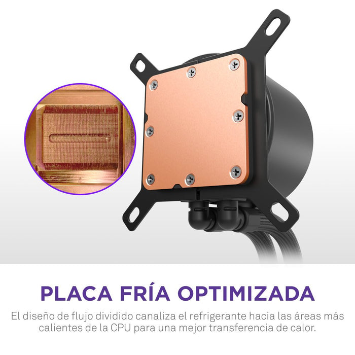 EAN 5056547205236 - NZXT Kraken Plus RGB 240 Procesador Sistema de refrigeración líquida todo en uno 12 cm Negro imagen 9