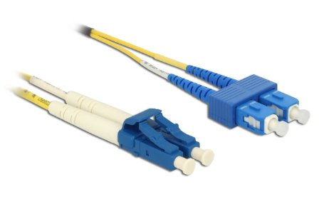 Delock Cable Lichtwellenleiter Lc Duplex Zu Sc Duplex Singlemode Os2 3 M