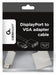 EAN 8716309099516 - Gembird A-DPM-VGAF-02-W adaptador de cable de vídeo VGA (D-Sub) DisplayPort Blanco imagen 2