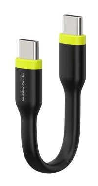 Mobile Origin Compact Cable Usb-C To Usb-C Black 10cm