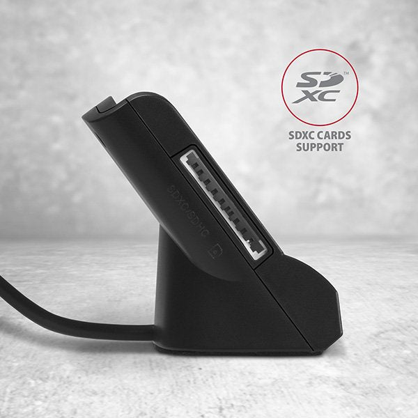 EAN 8595247904300 - Axagon CRE-SM2 lector de tarjeta inteligente Interior USB USB 2.0 Negro imagen 6