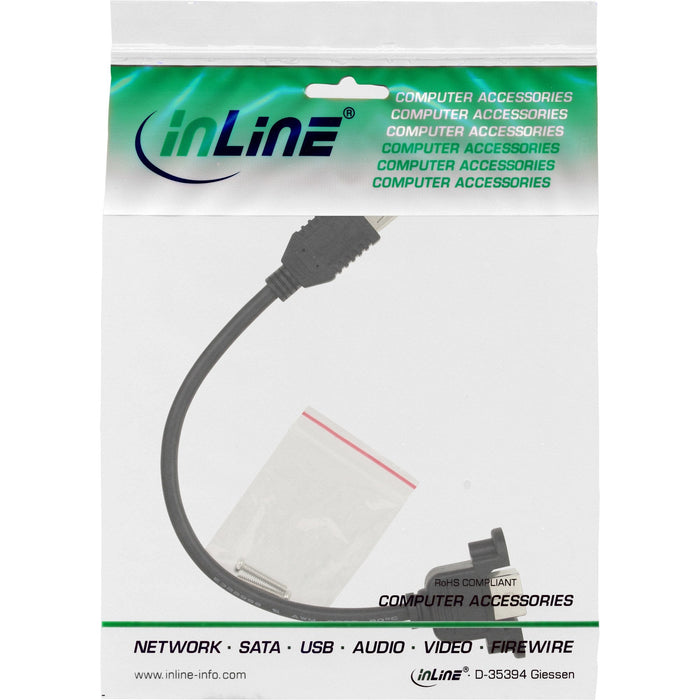 Adaptador Inline Usb 2.0 Tipo A Hembra A Conector De Chasis Tipo B 0,2 M
