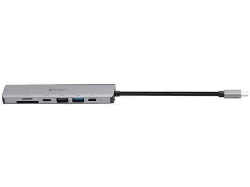 EAN 5907512868638 - Tracer TRAPOD46997 base para portátil y replicador de puertos USB Tipo C Aluminio imagen 2