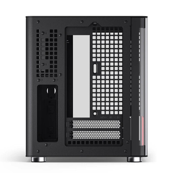 Jonsbo Tk-0 Pc Carcasa, Mini-Tower, Mini-Itx, Tempered Glass, Madera - Negro