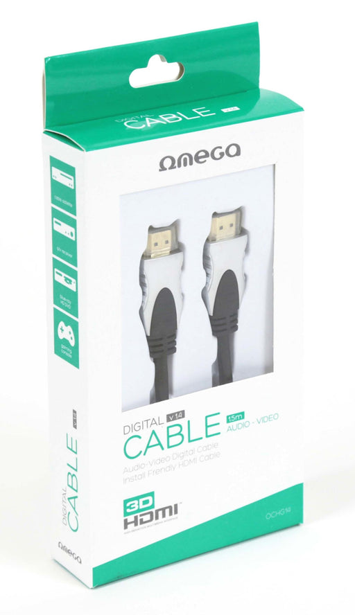 EAN 5907595418522 - Omega OCHG54 cable HDMI 5 m HDMI tipo A (Estándar) 3 x HDMI Type A (Standard) Negro imagen 2