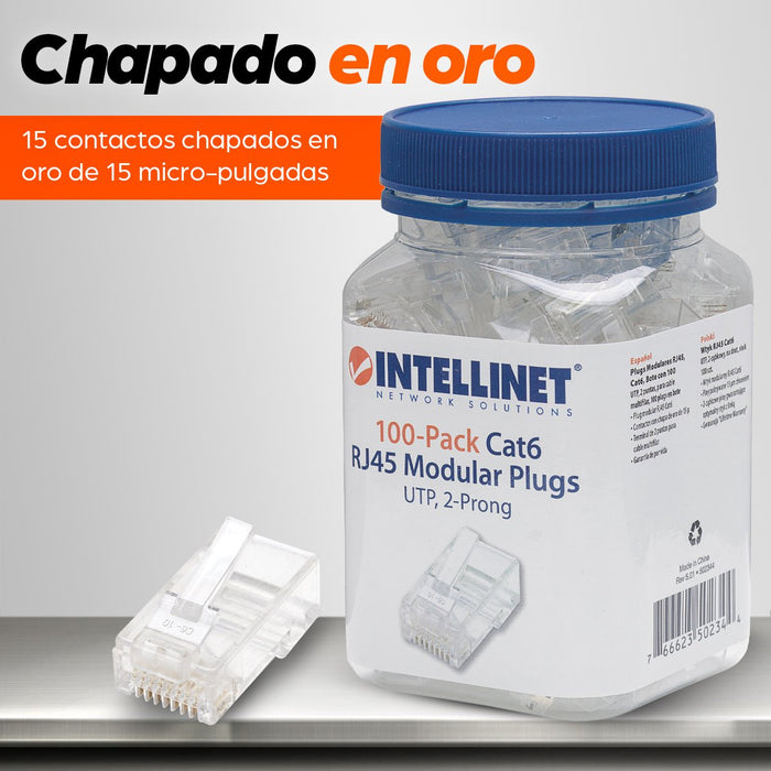 EAN 0766623502344 - Intellinet 502344 conector RJ-45 Transparente imagen 4