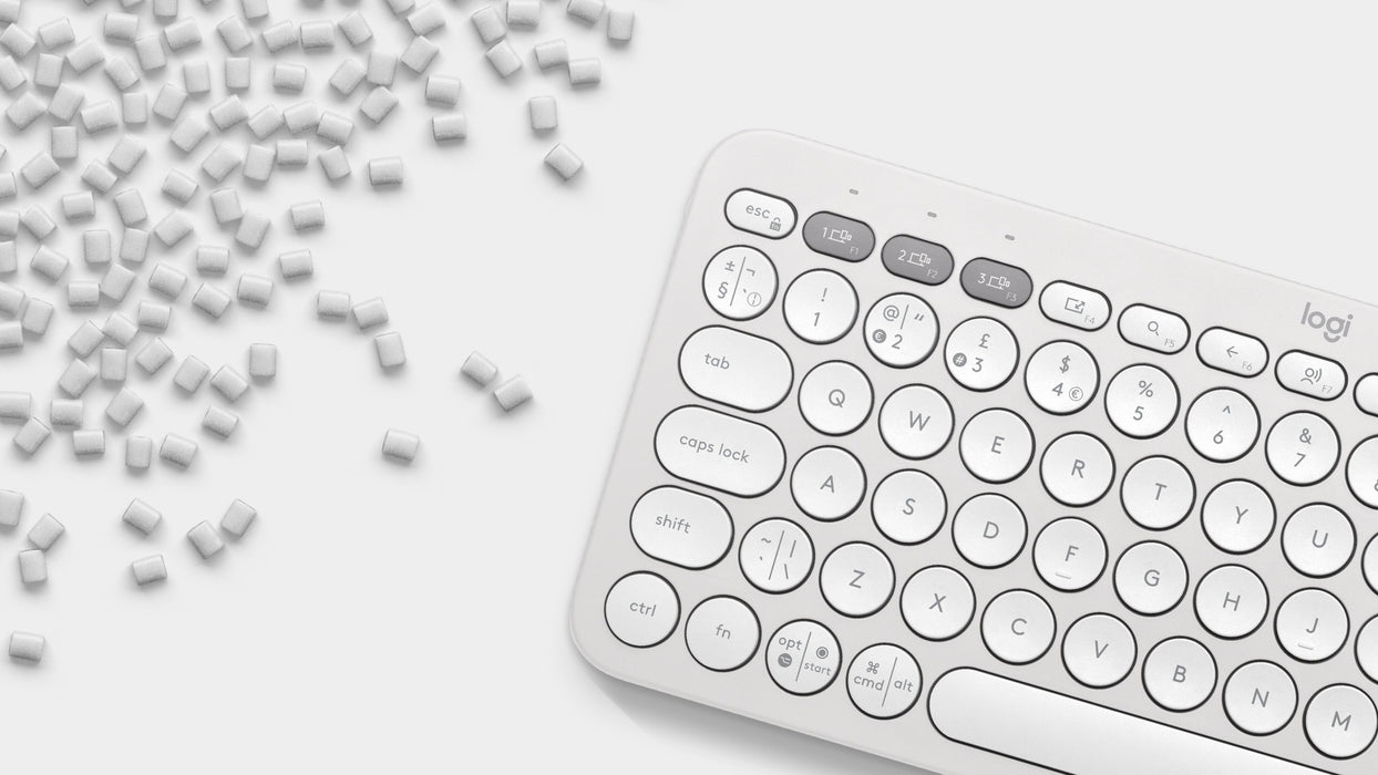 EAN 5099206111226 - Logitech 920-011828 teclado Universal Bluetooth QWERTY Español Blanco imagen 7