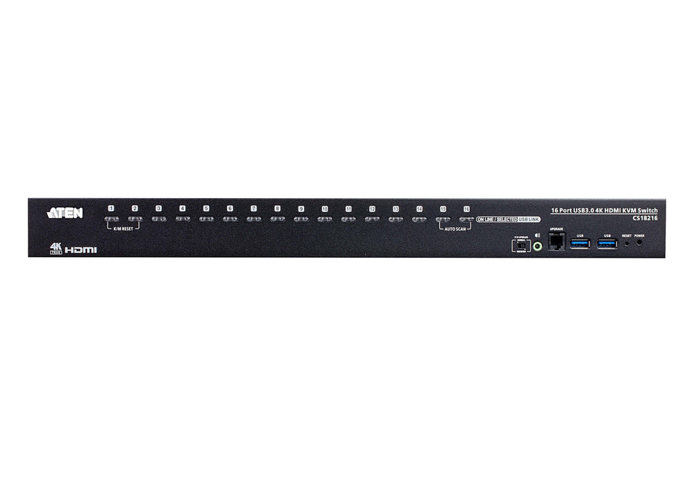 EAN 4710469340703 - ATEN CS18216-AT-G interruptor KVM Negro imagen 3