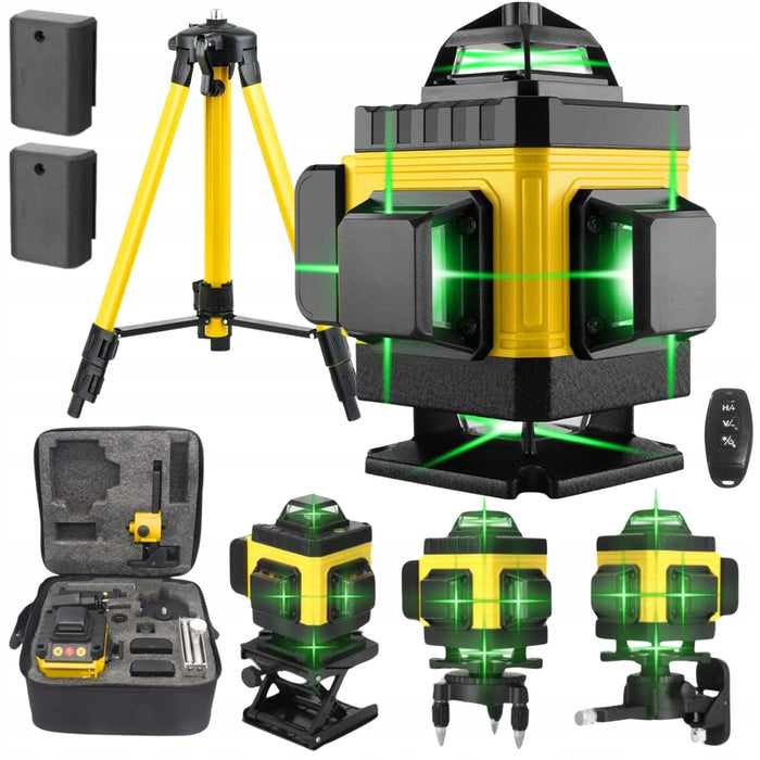 Extralink Rinkinys Poziomica Laserowa Krzyowa Paszczyznowa Laser 4d Ze Statywem Nivel Giratorio 16 M