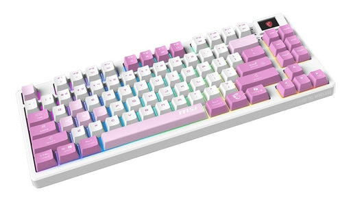 EAN 4711377307178 - MSI FORGE GK600 TKL WIRELESS VIOLET teclado Juego USB + Bluetooth QWERTY Inglés del Reino Unido Rosa, Vio imagen 2