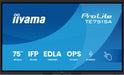 EAN 4948570124855 - iiyama TE7515A-B1AG pantalla de señalización Panel plano interactivo 190,5 cm (75") Wifi 550 cd / m² 4K U imagen 2