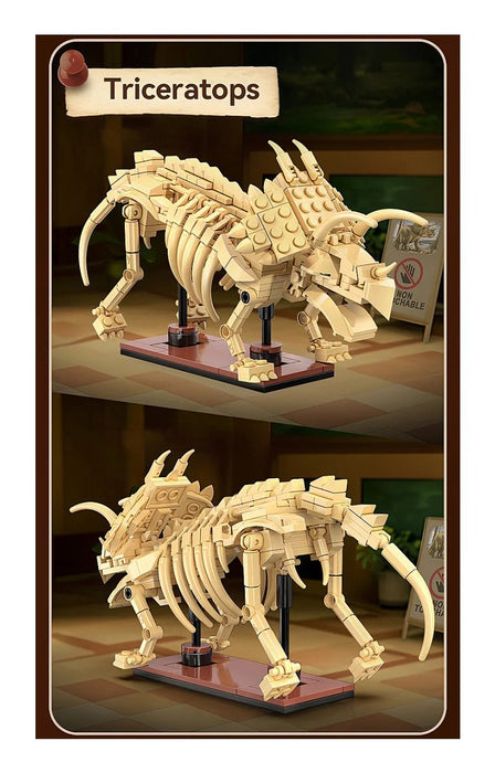 Jamara Cada Dinosaurier Fossil Triceratops Bricks 8+