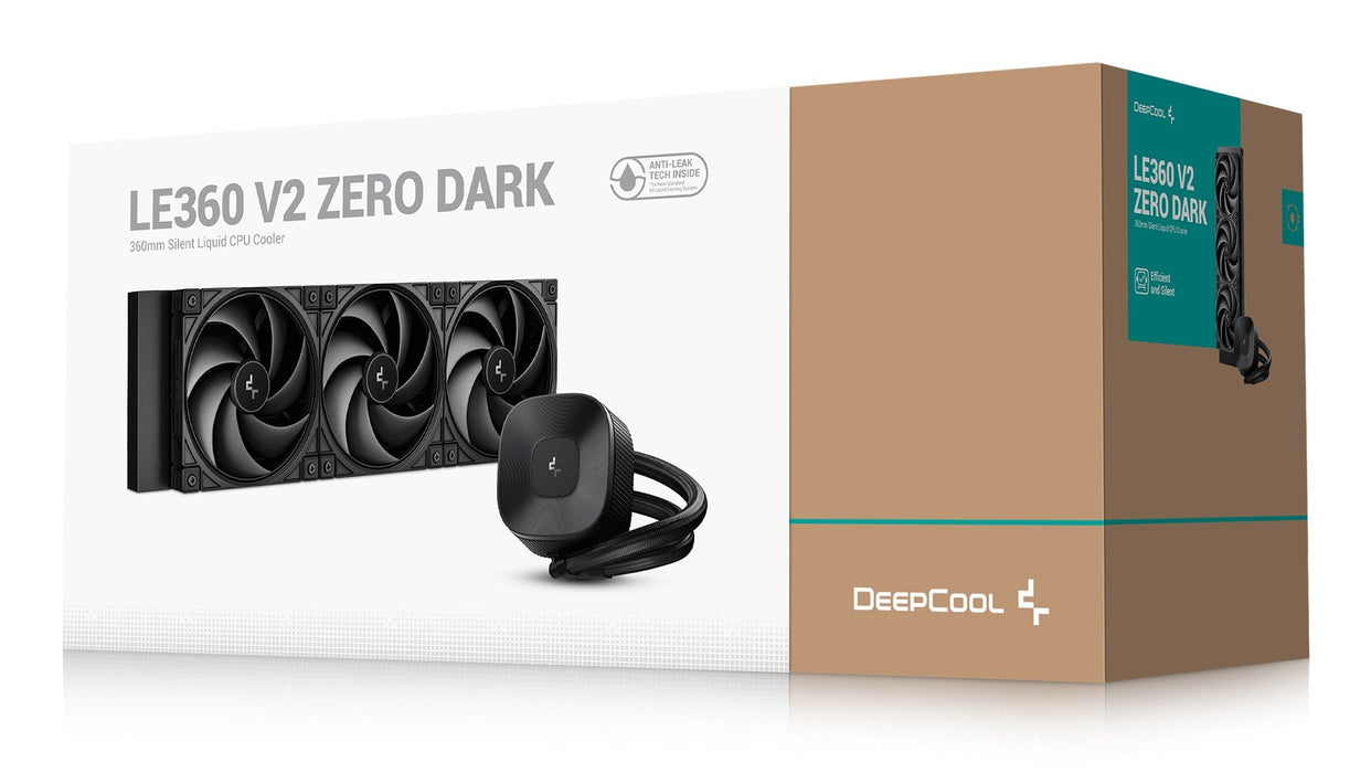 Refrigerador Liquido Cpu Deepcool Le360 V2 Zero Dark R-Le360zero-Bklnmd-G-1