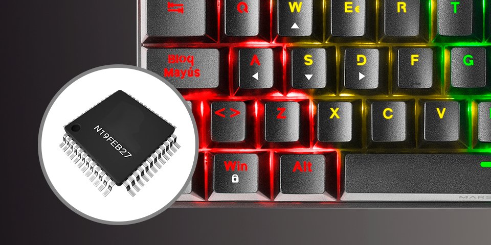 EAN 8435693101512 - Mars Gaming MK60 teclado Juego USB QWERTY imagen 5