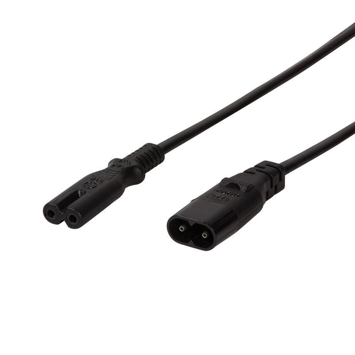 Logilink 2m, Iec 60320-C8/Iec 60320-C7 Negro C8 Acoplador C7 Acoplador