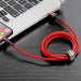 EAN 6953156274921 - Baseus CALKLF-A09 cable de conector Lightning 0,5 m Rojo imagen 3