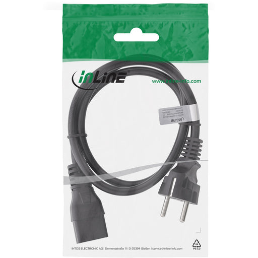 EAN 4043718064892 - InLine 16658A cable de transmisión Negro 3 m C19 acoplador imagen 2