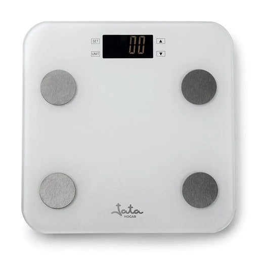 EAN 8436584381785 - JATA HBAS1501 báscula de baño Rectángulo Gris, Blanco Báscula personal electrónica imagen 1