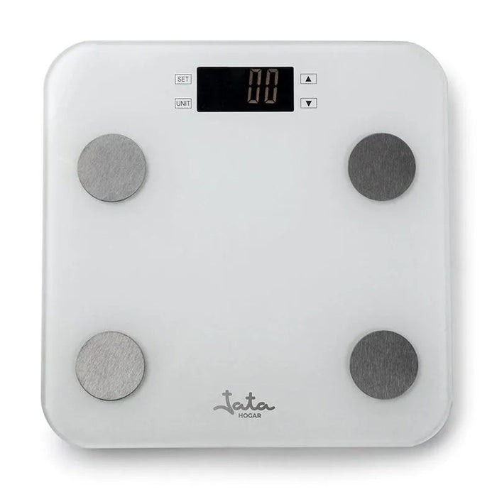 EAN 8436584381785 - JATA HBAS1501 báscula de baño Rectángulo Gris, Blanco Báscula personal electrónica imagen 1