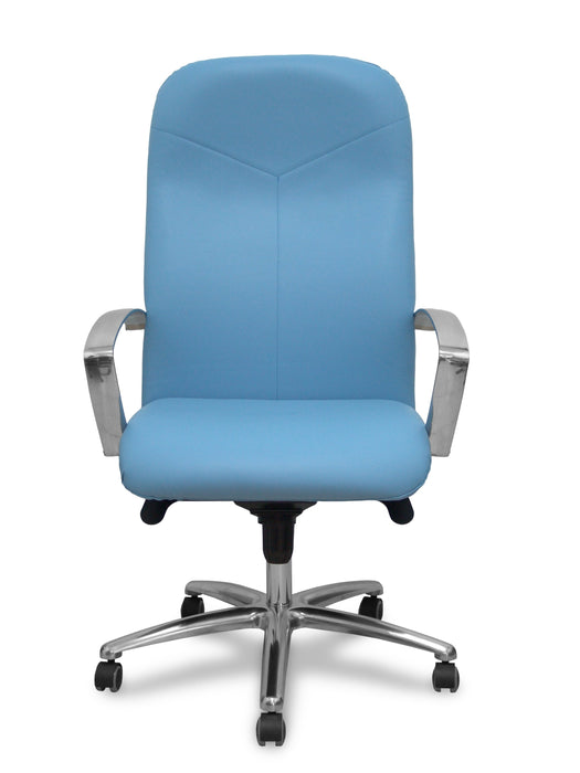 Piqueras Y Crespo Sillon Caudete Similpiel Azul Claro