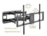 EAN 8716309130417 - Gembird WM-120ST-01 soporte para TV 3,05 m (120") Negro imagen 3