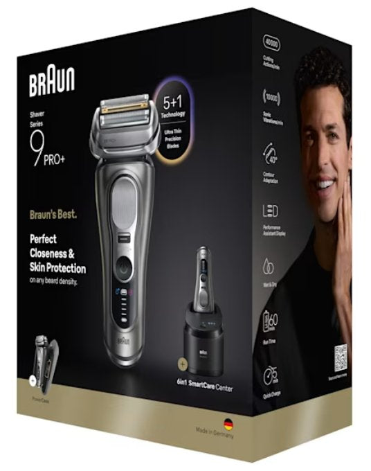 Braun Afeitadora 553858 / Series 9 Pro+ 9675cc Gris, Plata