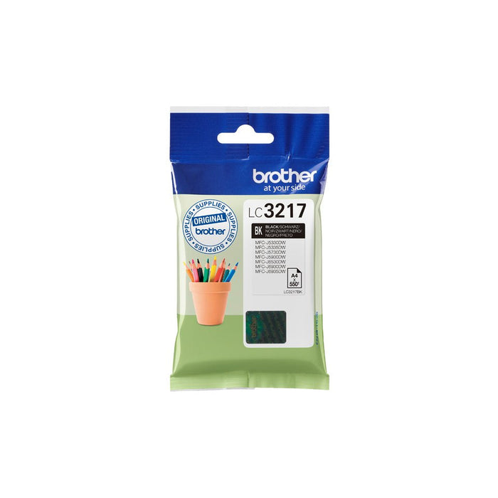 Tinta Original Brother Lc-3217bk Negro