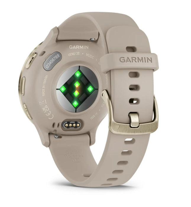 EAN 0753759314798 - Garmin Venu 3S 3,05 cm (1.2") AMOLED 41 mm Digital 390 x 390 Pixeles Pantalla táctil Oro, Gris Wifi GPS ( imagen 7