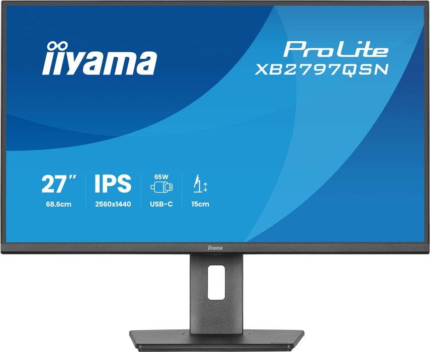 EAN 4948570125937 - iiyama ProLite XB2797QSN-B1 pantalla para PC 68,6 cm (27") 2560 x 1440 Pixeles Quad HD LCD Negro imagen 4